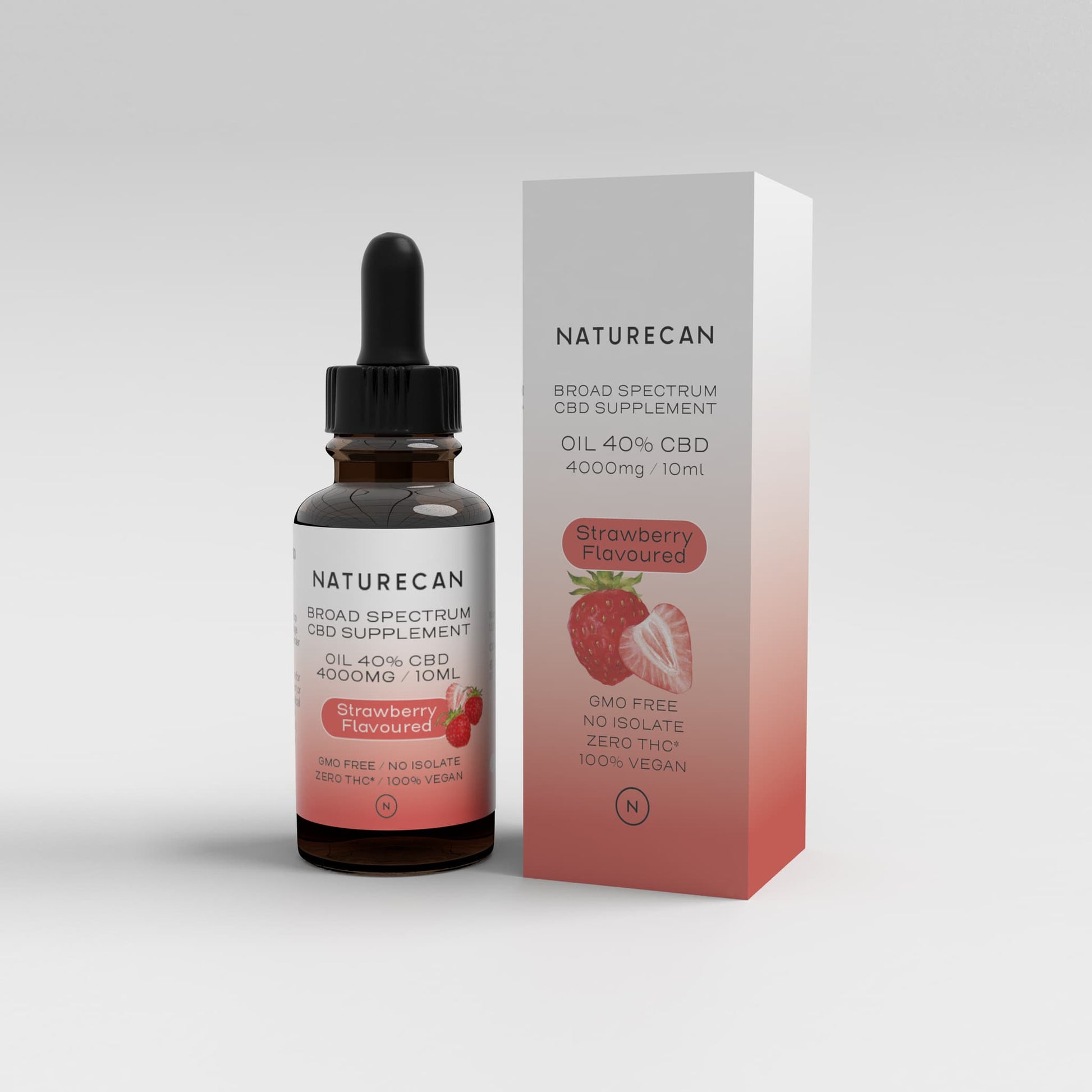 New! Strawberry Flavours 10ml - 4000mg CBD