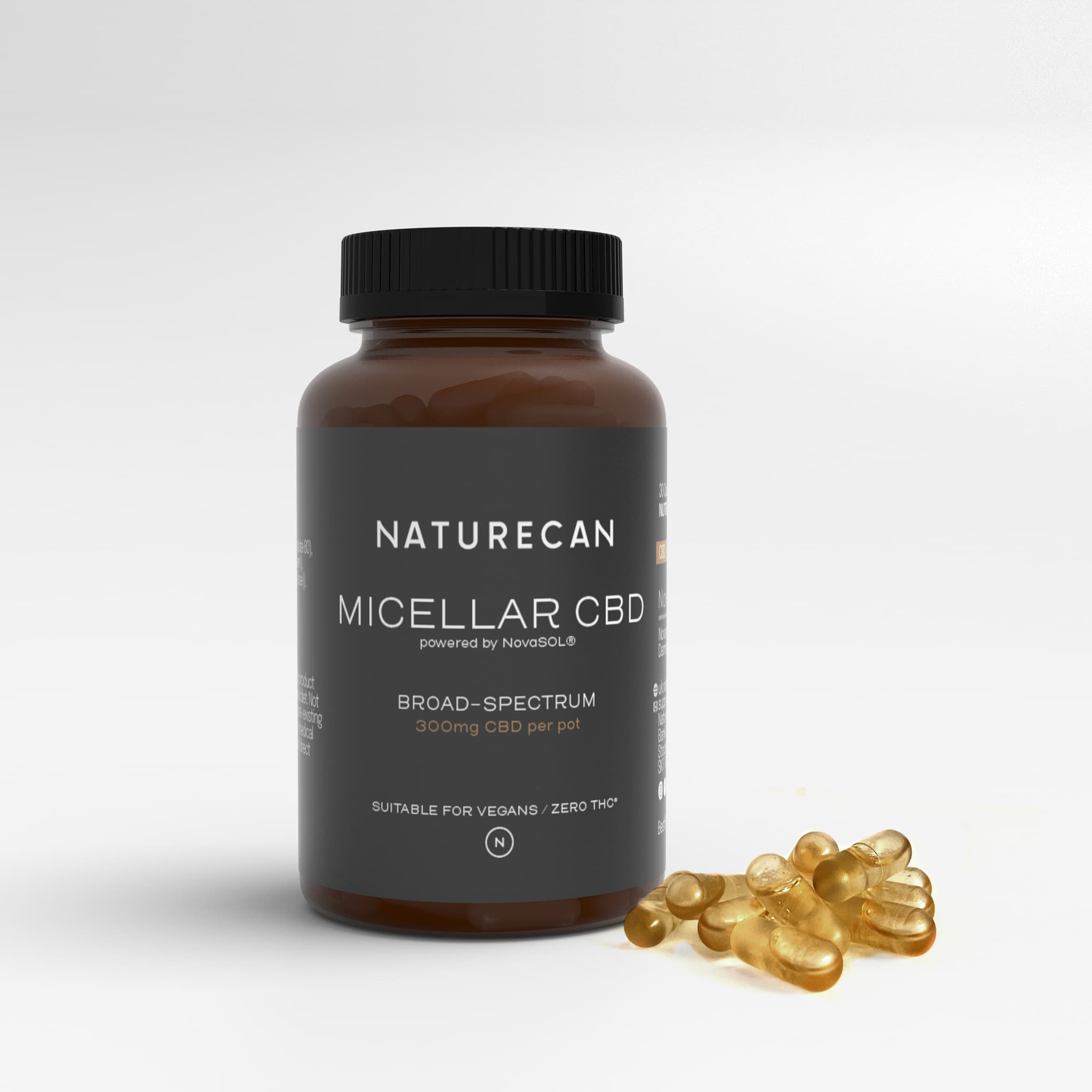 NovaSOL CBD Capsules (แคปซูลตัวเร่ง CBD)