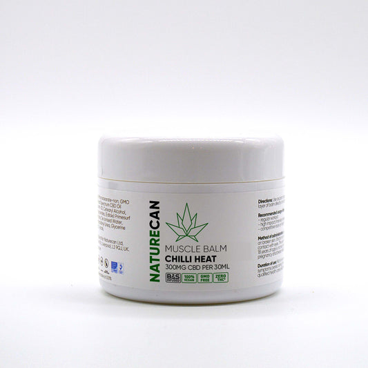 CBD muscle balm, chilli heat