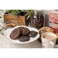 Selection of CBD cookies on cake stand