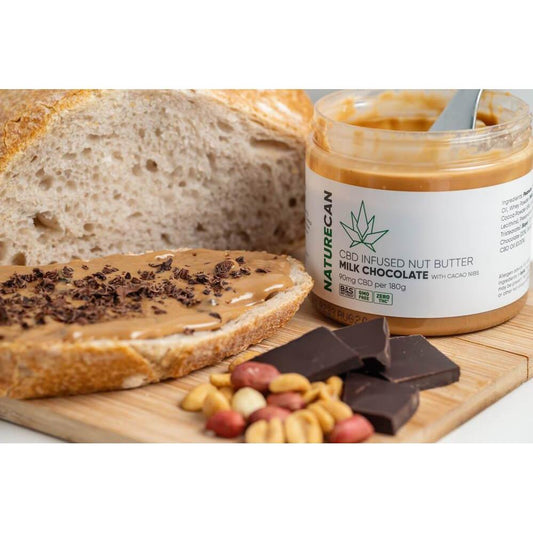 CBD Peanut Butter – Milk Chocolate (เนยถั่วลิสง CBD รสช็อกโกแลตนม)